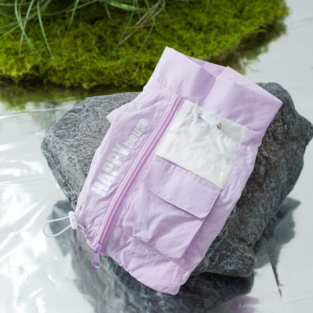 Одежда для большой собаки простая фиолетовая летняя тонкая одежда для большой собаки прохладная одежда золотистая шерсть солнцезащитная куртка на две лапы одежда для собаки