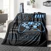 Game Controller Theme Printed Blanket - Perfect for Couch, Bed, Travel & Outdoor Use | Machine Washable, Cozy & Durable.