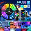 1M-30M USB Led Strip Lights RGB 5050 Bluetooth Tape For Room LED Luces Flexible Ribbon Lamp Desk Screen TV Background Lighting