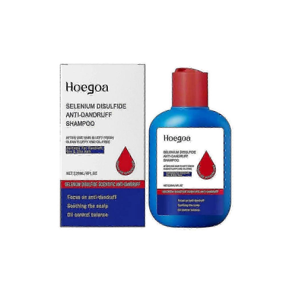 Hoegoa Selenium Disulfide Shampoo for Deep Cleansing of Scalp, Oil Control, Refreshing, Moisturizing, Show off Hair, Fluffy Shampoo New Arrival