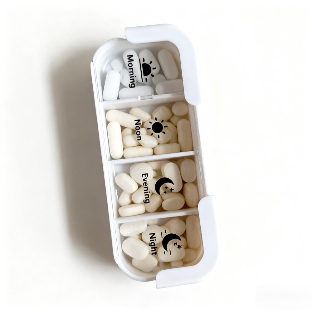 Еженедельный органайзер для таблеток с 28 ячейками, большой вместимости, дорожный футляр для таблеток, портативная 7-дневная таблетница, уход за пожилыми людьми