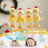 Chicken Angel Hanging Easter Plush Chicken Hanging Girl Doll Pendant Egg Pendant