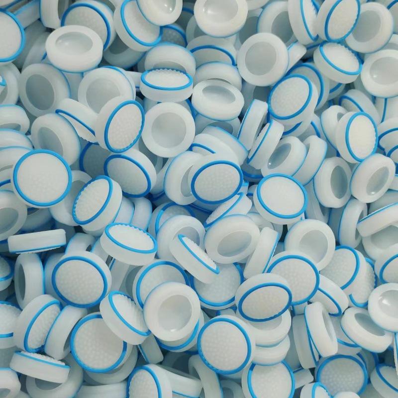 Флуоресцентные двухцветные силиконовые колпачки для джойстика Nintendo Switch Lite