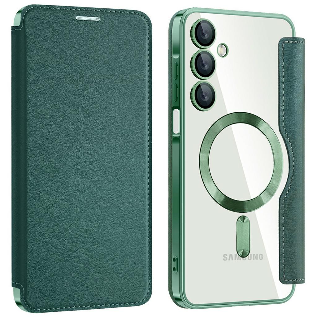 Чехол для Samsung Galaxy A16 4G/5G, совместимый с MagSafe, блокирующий RFID кардхолдер, кожаный чехол для телефона