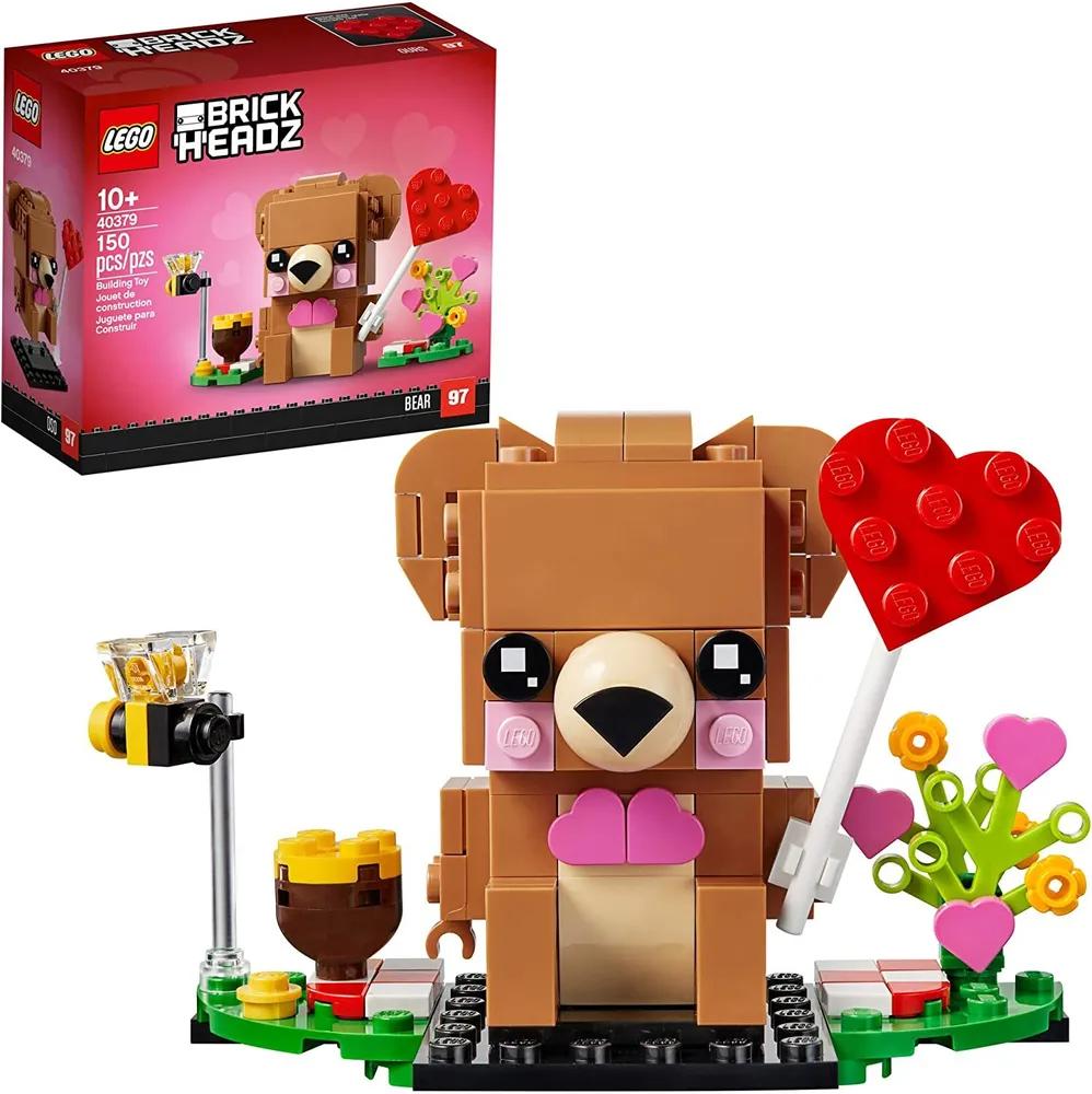 LEGO Строительный комплект BrickHeadz «Мишка Валентина» 40379