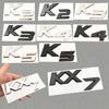 НОВЫЙ 1 шт. 3D Металлическая наклейка для стайлинга автомобиля Для K2 K3 K4 K5 KX7 Задняя часть автомобиля Багажник автомобиля Передняя дверь Боковая наклейка-эмблема