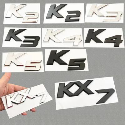НОВЫЙ 1 шт. 3D Металлическая наклейка для стайлинга автомобиля Для K2 K3 K4 K5 KX7 Задняя часть автомобиля Багажник автомобиля Передняя дверь Боковая наклейка-эмблема