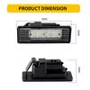 2 шт. Светодиодная подсветка номерного знака Canbus для Peugeot 406/407/508/607 Citroen Berlingo/C2/C3/C4/C5 II/C6/C8 Автоаксессуары