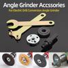1 Set Electric Accessories Drill Conversion Angle Grinder Connecting Rod Electric Drill Angle Changing Connector Power Tool Bit