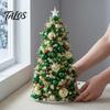Набор для творчества для начинающих DIY Набор «Рождественская елка из бусин», Набор для поделок из ПВХ с блестками, Легкий в сборке Набор для творчества для детей и взрослых