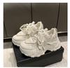 2025 New Luxury Breathable Women's Sneakers Fashion Versatile Casual Shoes Thick soled Height Increasing Sports Running Shoes
