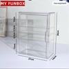 LABUBU Blind Box Desktop Display: Transparent Acrylic Storage Cabinet for Dustproof Figurine Presentation