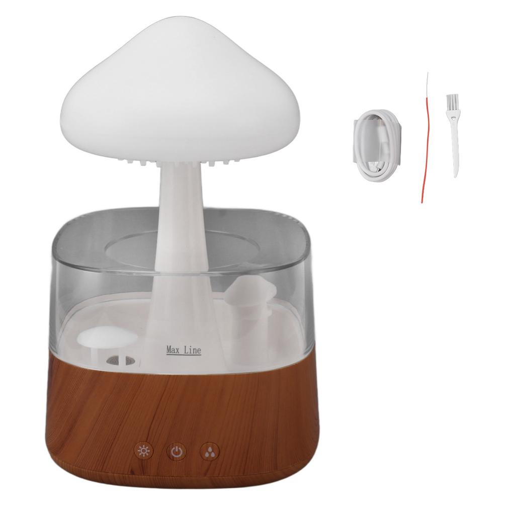 Увлажнитель воздуха Rain Cloud с USB-подключением, увлажняющий аромадиффузор, увлажнитель с цветной подсветкой для