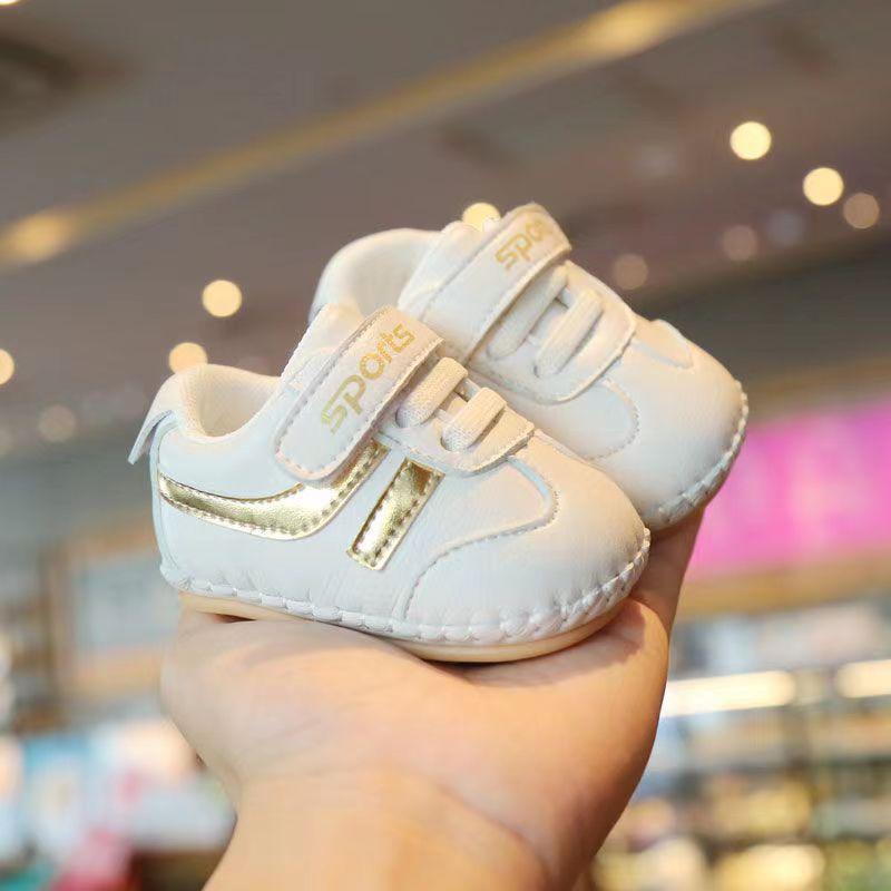 Детская обувь От 0 до 1 года, кроссовки для мальчиков и девочек, хлопковая мягкая противоскользящая подошва, повседневная обувь для новорожденных, первые ходунки для малышей