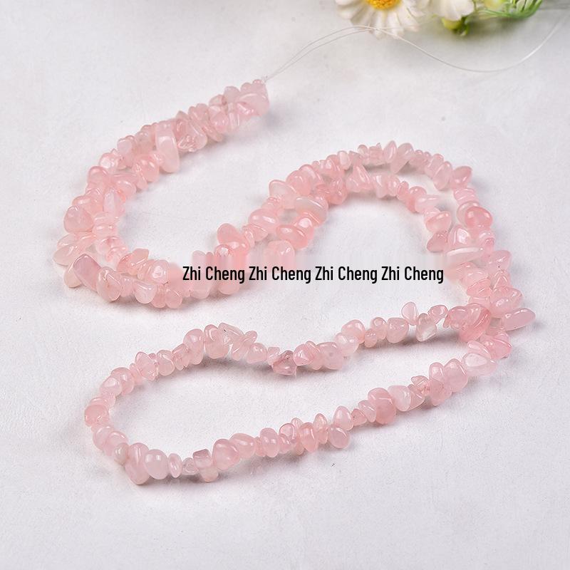 Натуральные разноцветные хрустальные бусины из крошки - Агат, Халцедон, Флюорит, Гранат