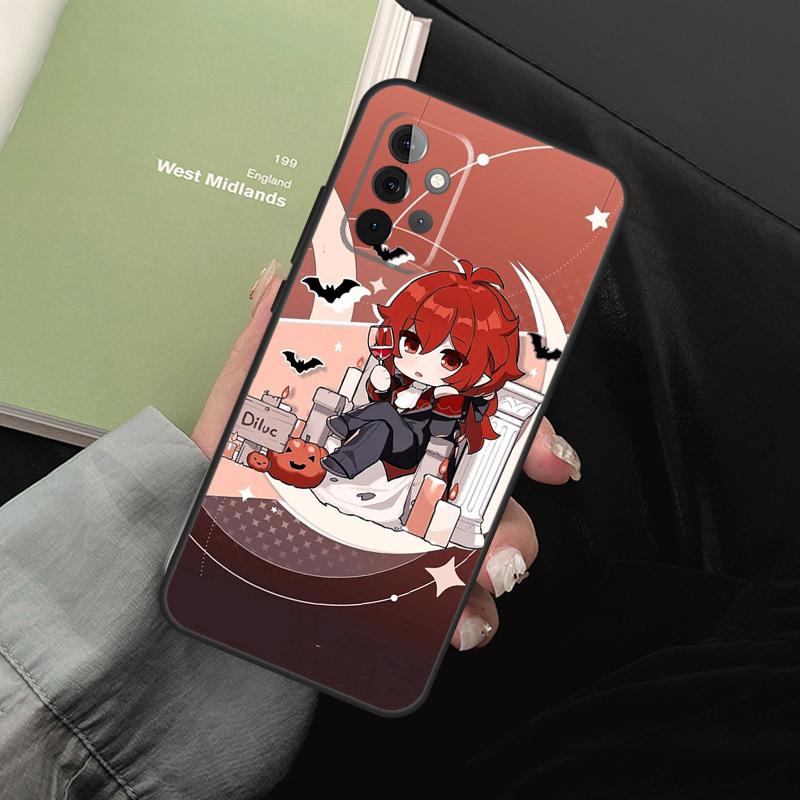 Genshin Impact Chibi For Samsung Galaxy A16 A06 A56 A36 A26 A05 A22 A32 A52 A54 A34 A14 A55 A15 A53 A33 A35 Case