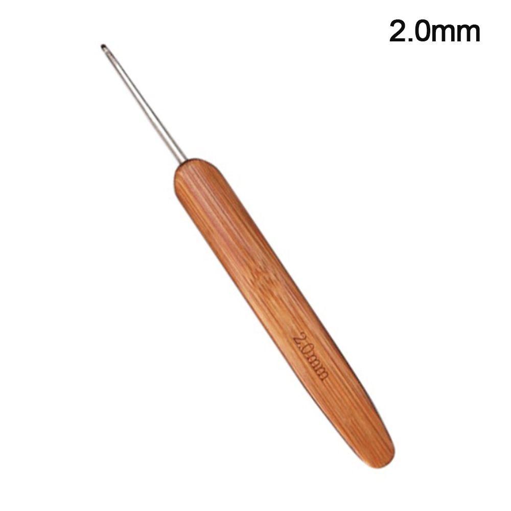 Small Size Crochet Hooks Bamboo Wooden Crocheting Needles Handicraft Crocheting Hooks Sweater