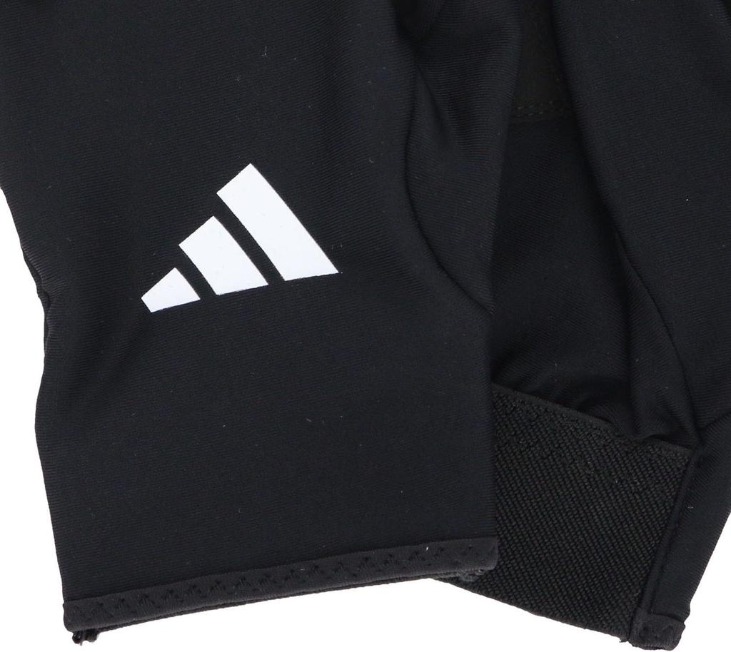 Adidas Бейсбольные перчатки, размер 23, теплые, черные, LBG804, Перчатка, (1900), Середина,