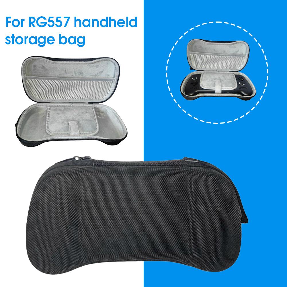 For Anbernic RG557/RG556 Handheld Carrying Bag Dust Proof Game Console Storage Case Console Travel Storage Bag Game Accessories