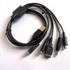 1 Set Multifunctional USB Gaming Cable 1To 5/8 Charger Connector for New3DS NDSL Wii U PSP1000/2000 - Durable Gaming Accessories