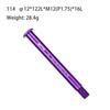 12mm Diameter Bicycle Thru Axle M12 Thread Quick Release Skewer Durable Thru Axle  Road Bike