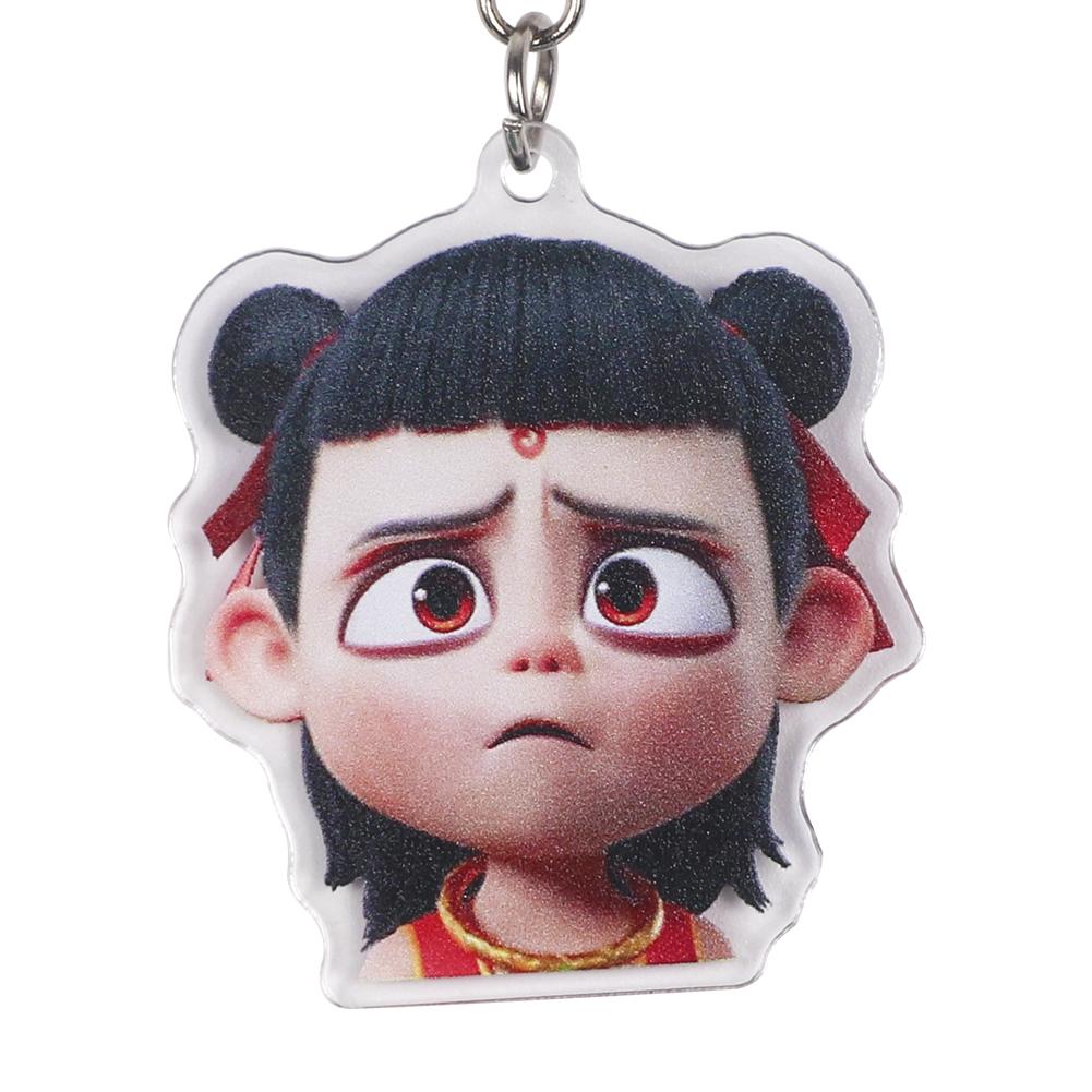 Брелок Nezha Фигурка Игрушка Ao Bing Подвеска для Мужчин Женщин Рюкзак Смешной Подвеска Брелок