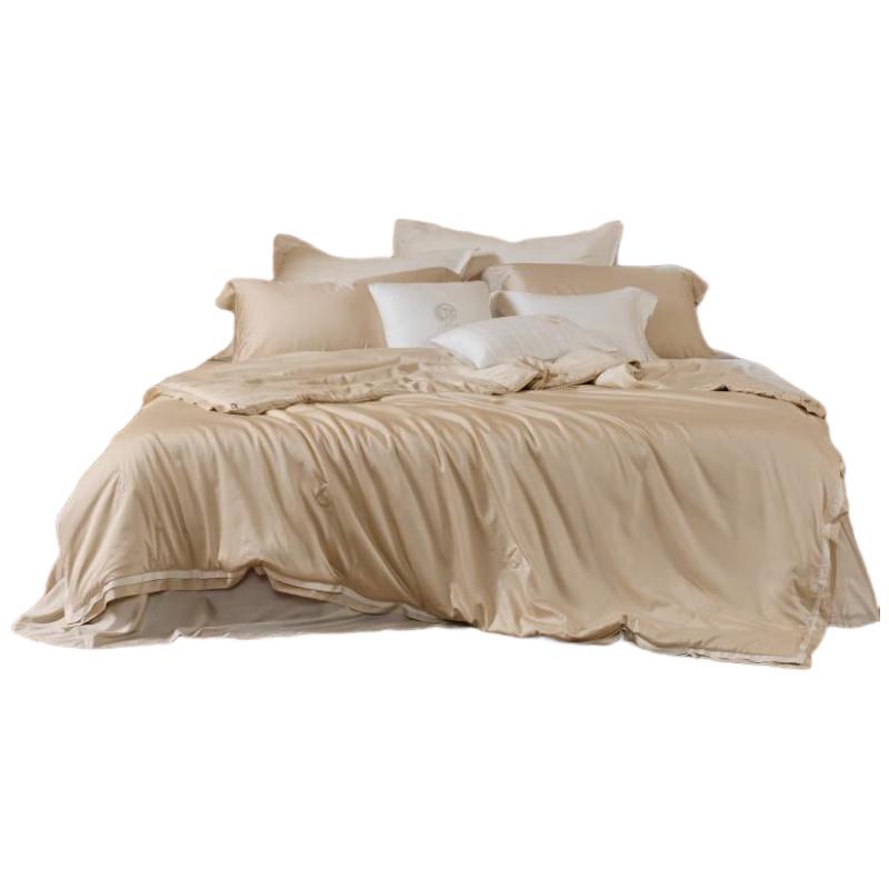 Luolai Washable Mulberry Silk Duvet with 60-Count Cotton Cover