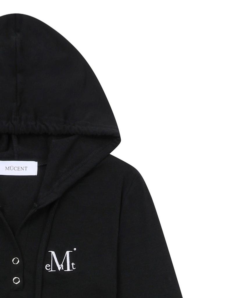 Mucent Cyan Hooded Neck Slim Fit Dress (4 Colors)
