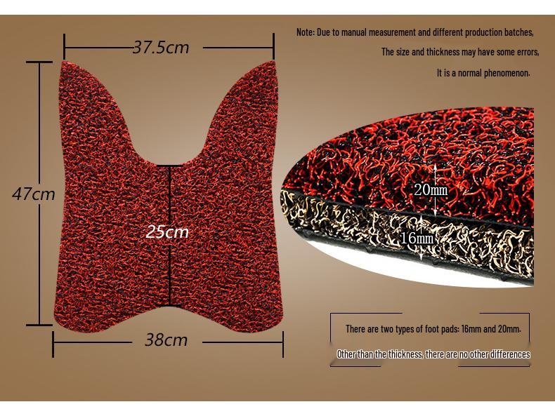 Compatible with Yamaha Qiaoge Gen 1 ZY100T-9 JOG Motorcycle Foot Pedal Wire Loop Pad