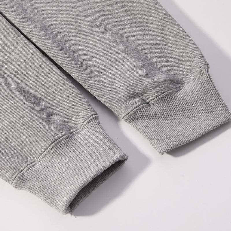 Men's Clothing Sweatshirt 420g Velvet Hooded Sweatshirt Men's Hoodie Solid Color Large Size Autumn and Winter Men Jacket