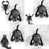 Unique Halloween Pet Costume Funny Scorpion King Outfit For Cats And Dogs Black Cloth