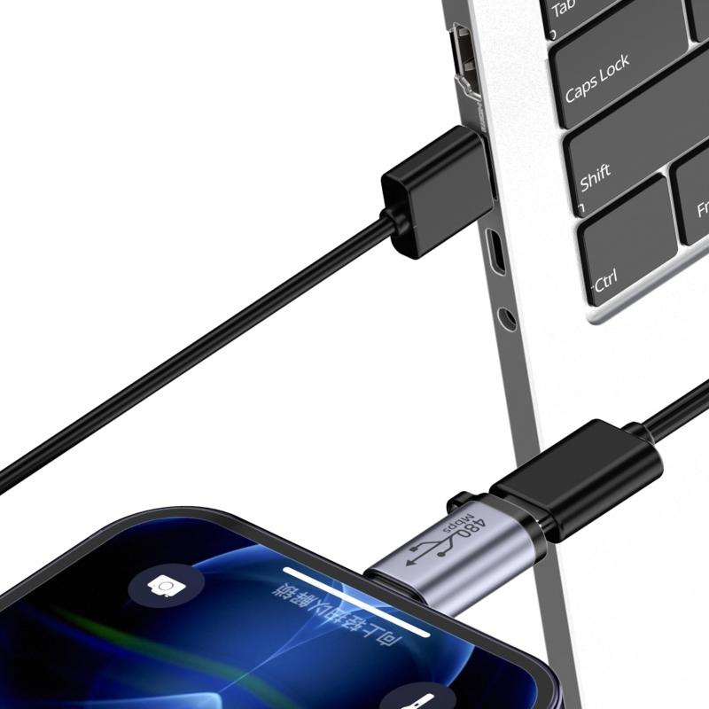Адаптер USB Type C на Mini USB MicroUSB Конвертер Micro USB на TypeC Mini USB Разъем Поддержка Зарядки Синхронизации Данных 480 Мбит/с 18 Вт
