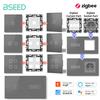 BSEED Zigbee Switches Module Glass Panel Touch Switches USB C Phone Charge Socket Port Smart Function Key EU Sockets Parts