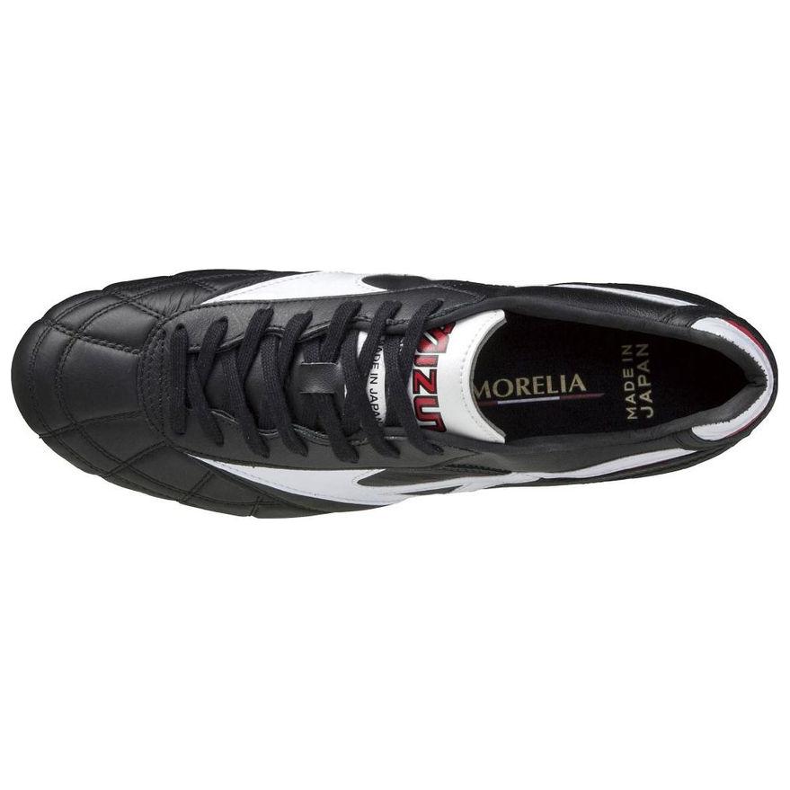 Mizuno Morelia 2 Japan Удобные Прочные Нескользящие Износостойкие Футбольные Бутсы Унисекс Футбольные Бутсы Черные P1GA200201
