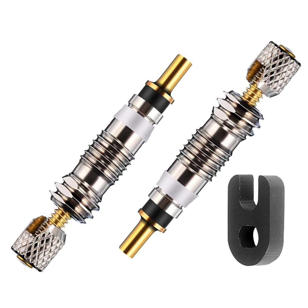 Велосипедный сердечник 2/6/12 шт., латунный сердечник для шин, дорожный велосипед, бескамерный набор инструментов, удлинительная насадка, инструмент