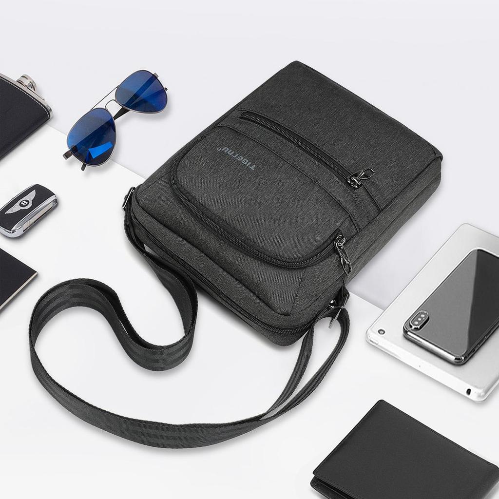 Tigernu High Quality Men's Messenger Bag Mini Business Shoulder Bag Male Casual Crossbody Bag College Travel Sling Bag