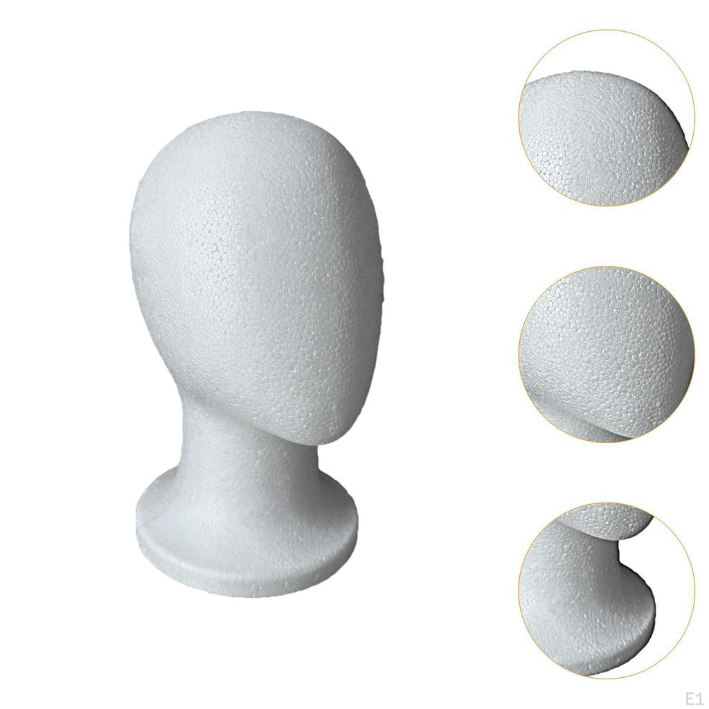 Foam Mannequin Head Wig Display Stand,Professional Multipurpose Manikin Model for Jewelry