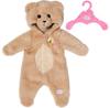 Одежда для кукол Zapf Creation Baby Born костюм медведика пижама комбинезон для куклы 43см