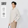 BENLAI Men's Antimicrobial Long Sleeve Polo T-Shirt