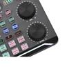 zmart Live Sound Audio DJ Mixer Voice Bluetooth Compatible Mixer for Live Streaming and Sound Audio USB Condenser Karaoke Microphone Live Streaming