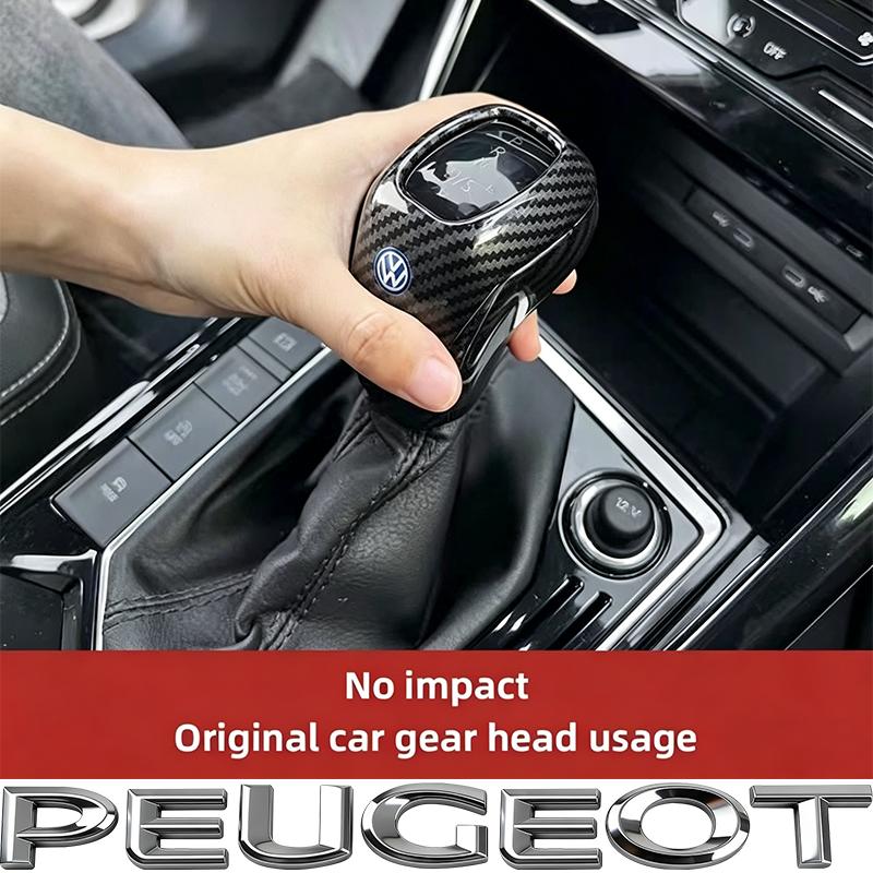 Volkswagen Gear Stick Cover Car Shift Lever Carbon Fibre WS39 Shell For VW Golf Polo GTI Tiguan R-Line Passat Variant Jetta Tirevalve