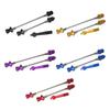 High Strengths Steel Axles Quickly Release Skewer Anti Thefts Locking Compatibility with Most Bicycles Hubs