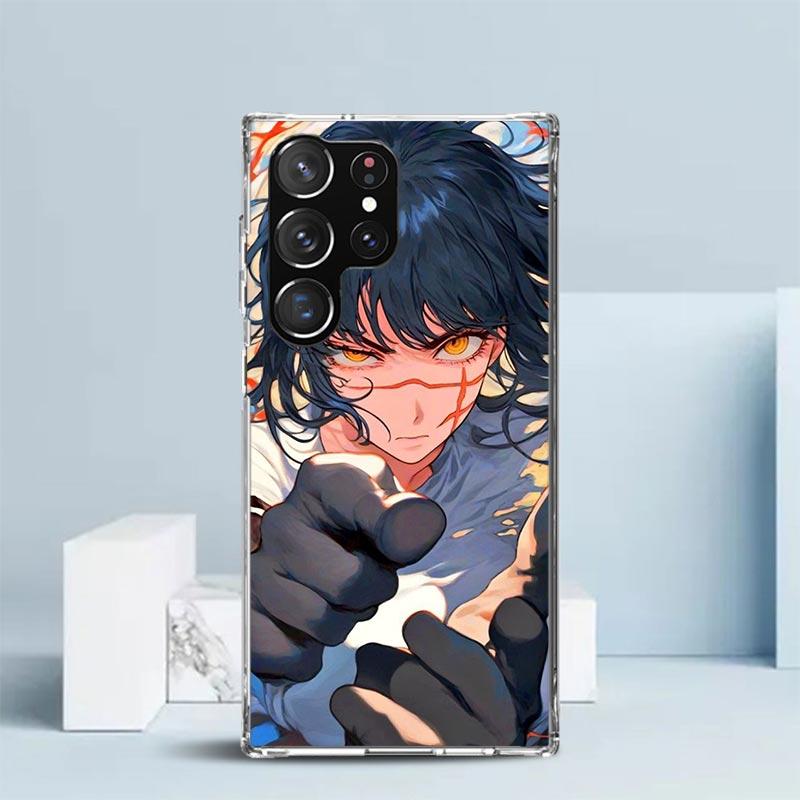 C-Chainsaw Mans Yoru War Devil Soft Cover for Samsung Galaxy S25 Edge S26 S24 S23 Ultra Phone Case S22 S21 Plus S20 FE Print Pat