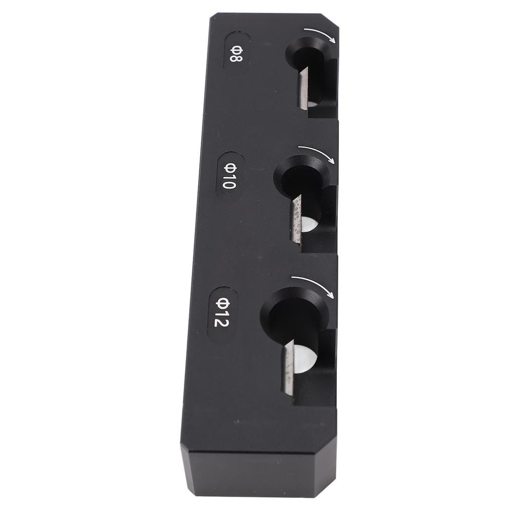 Набор приспособлений для изготовления шкантов Метрический диаметр 81012мм 3 отверстия для дерева Алюминиевый сплав Электрическая дрель Фрезерование