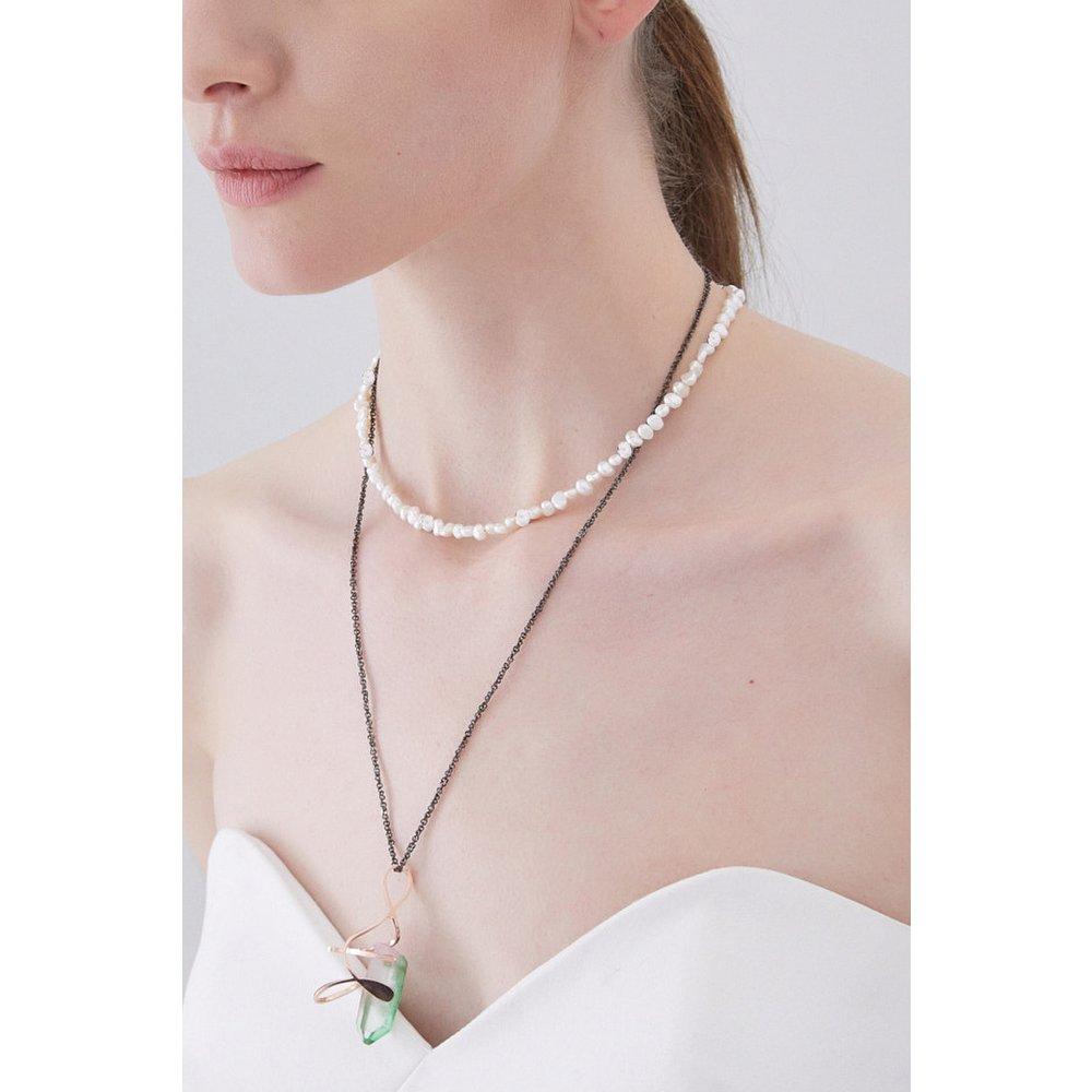 [Hazina] 5Mm Tous Les Pearl Necklace