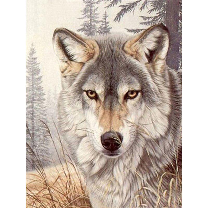 Алмазная картина волк животное Алмазная вышивка крестиком Алмазная мозаика украшение дома