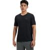 Under Armour Rush Training Спорт Фитнес Бег Быстросохнущий пуловер с круглым вырезом Футболка с короткими рукавами Мужские топы Черный 1376781-001