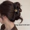 Элегантные жемчужно-коричневые заколки для волос для женщин и девочек, держатели для волос на спине, темпераментные заколки для волос, повязка на голову, шпилька, модные аксессуары для волос