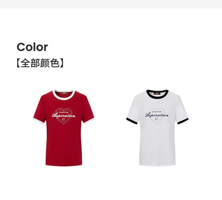 Spring/Summer Word Fashion Love Pattern Women's Short-sleeved T-shirt