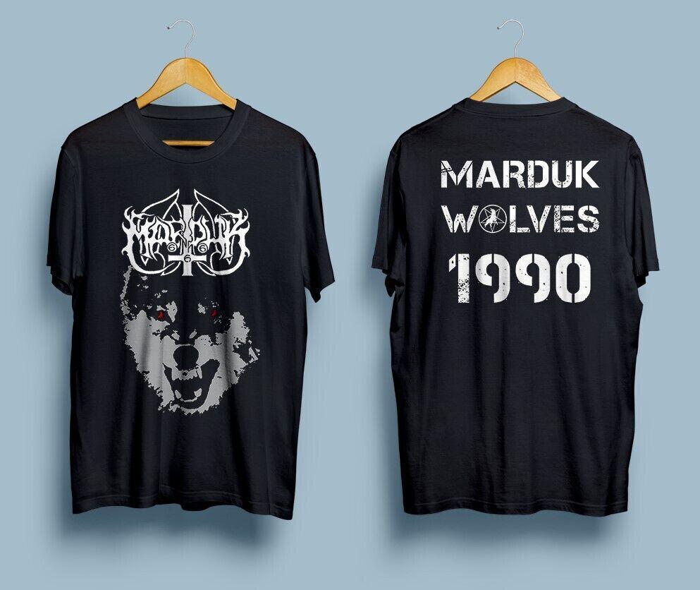 Футболка Marduk Шведская Блэк-метал группа Wolves S-3XL Для Фанатов Унисекс Футболка